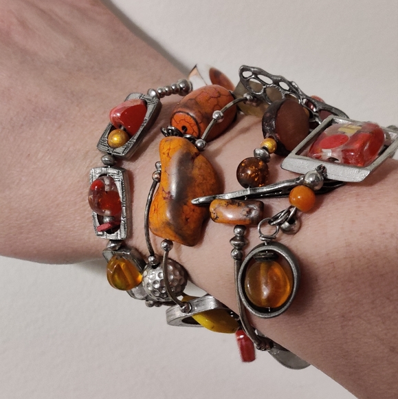 Y2K Artisan Memory Wrap Wrist Bracelet - Picture 2 of 12